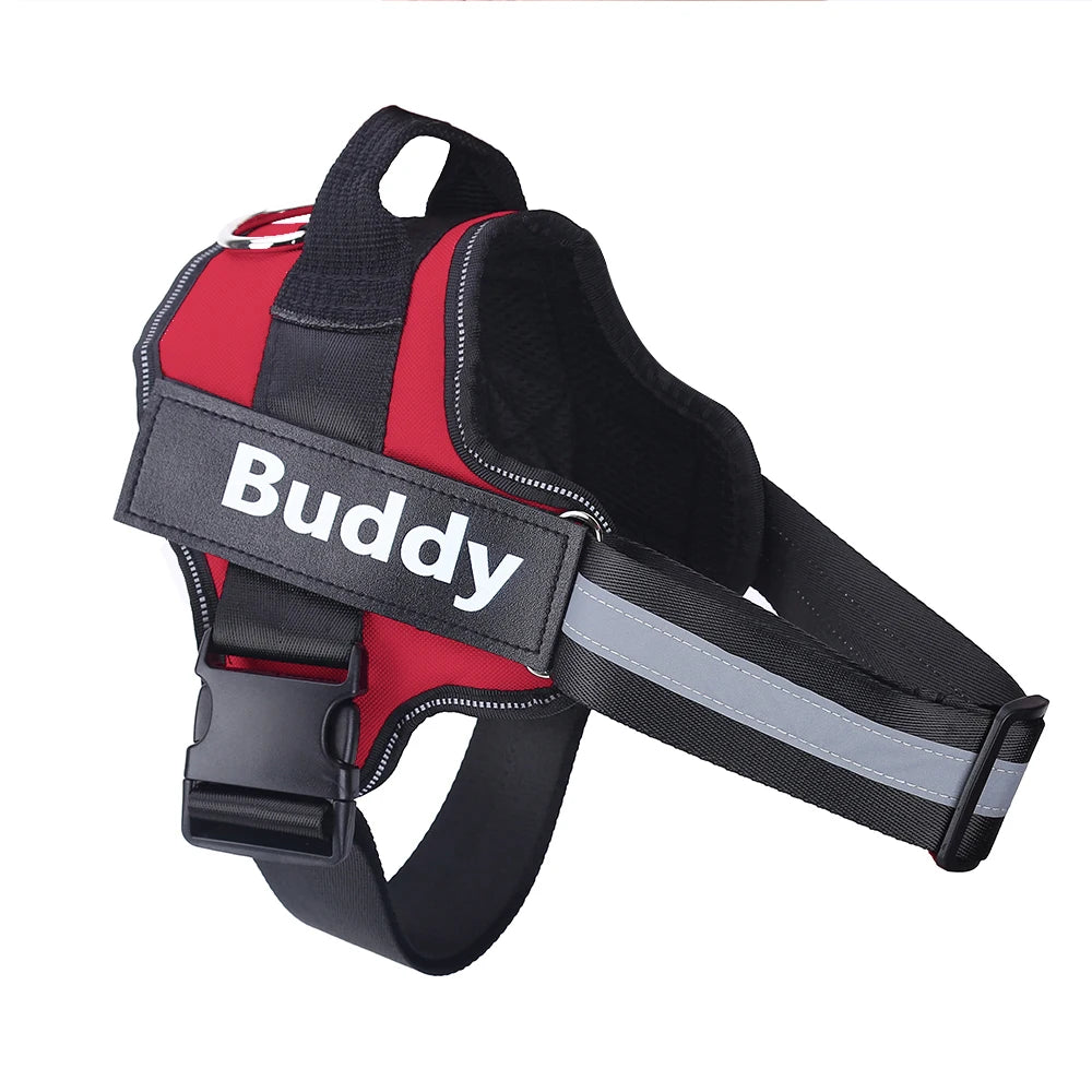 Personalized Reflective No Pull Dog Harness for Outdoor Walks