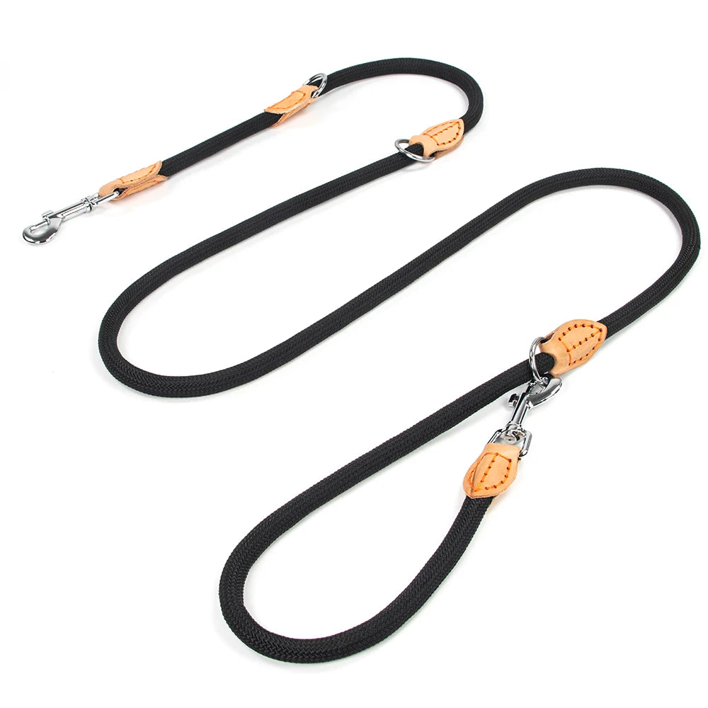 New Generation Two Dog Leash Adjustable Hands Free 2.1M