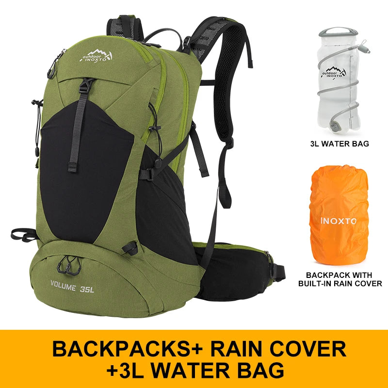 Mountaineering Backpack 35L Unisex Waterproof Camping Bag