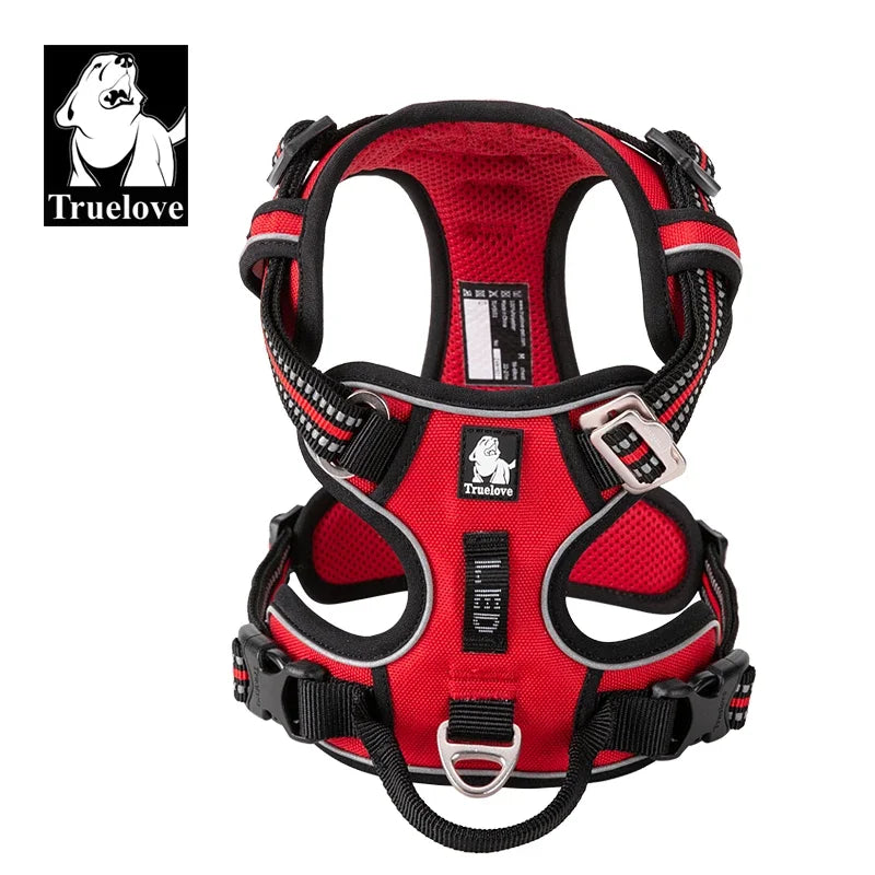 Reflective No Pull Dog Harness Adjustable Nylon Vest