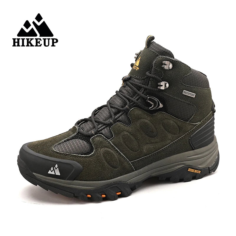 Hike Up High Top Mens Hiking Boots Shoes Lace Up Non Slip