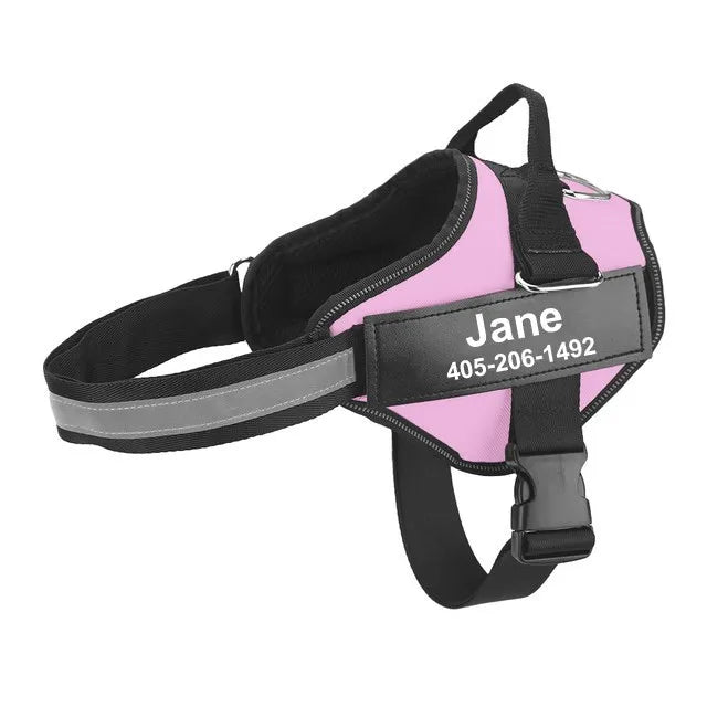 Adjustable Reflective Dog Harness Vest for Small Large Dogs
