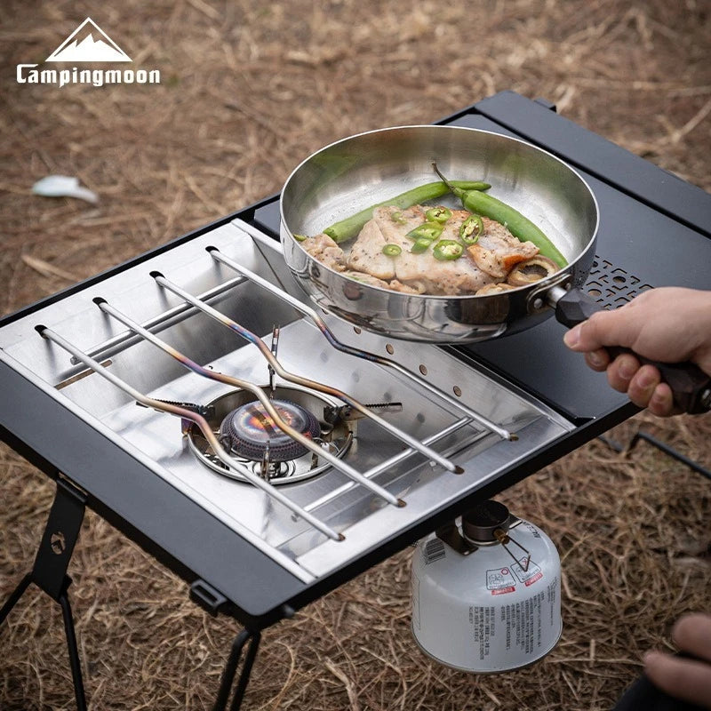 CampingMoon CK25PG Stainless Steel Korean Furnace Plate
