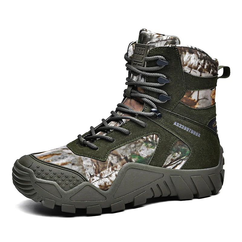 Mens Waterproof Hiking Boots Lightweight Outdoor Work Shoes