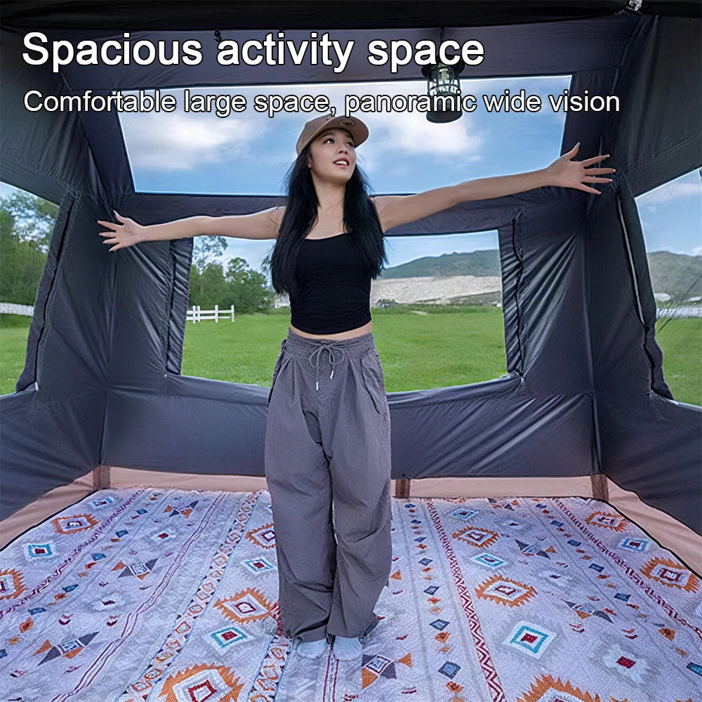 EMER 5 To 8 Person Waterproof Camping Tent With Canopy