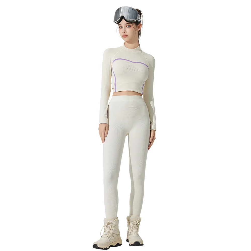 OhSunny Thermal Ski Underwear Women Base Layer Set
