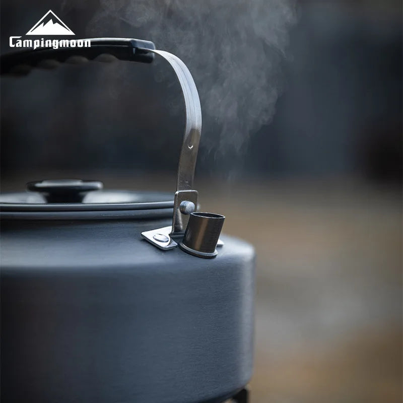 Campingmoon Outdoor Kettle Multi Use Alloy 0.8L 1L 1.5L