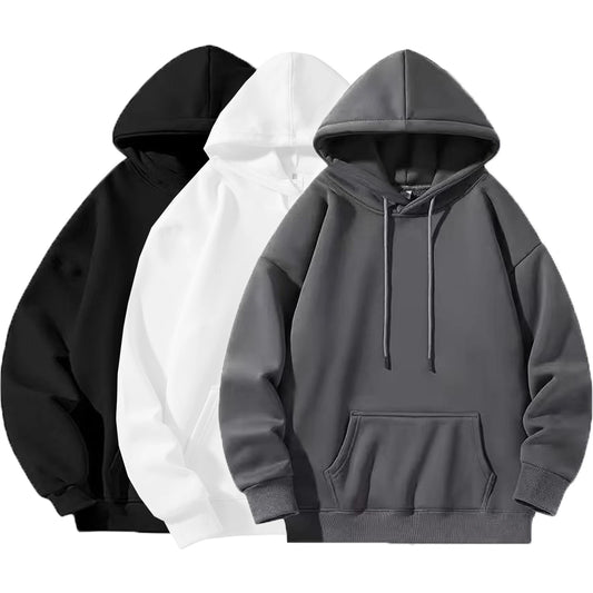 270g Heavyweight Hooded Sweatshirt for All Seasons Casual Wear