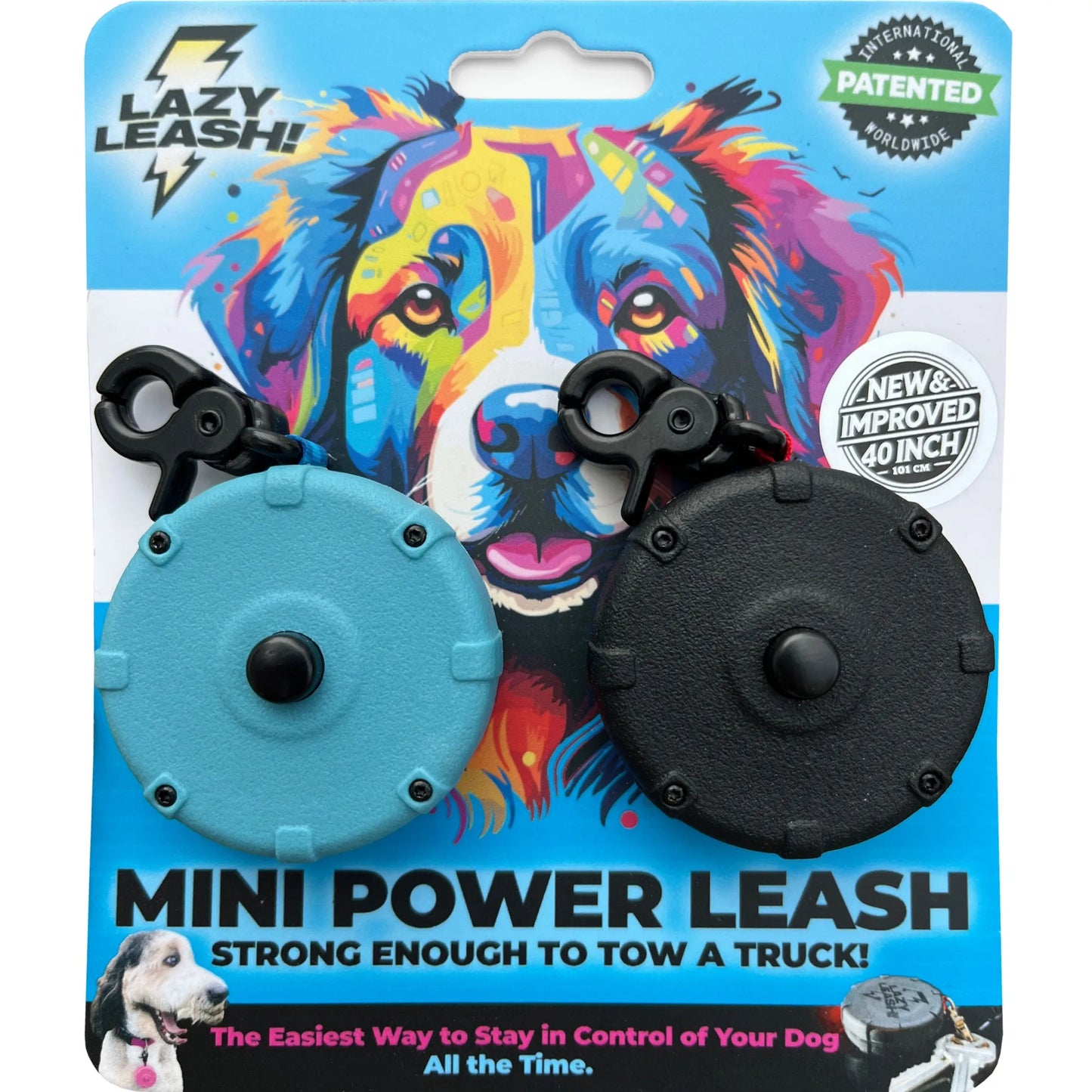 Safe Easy Lightweight Clip On Power Leash For Dogs Pro
