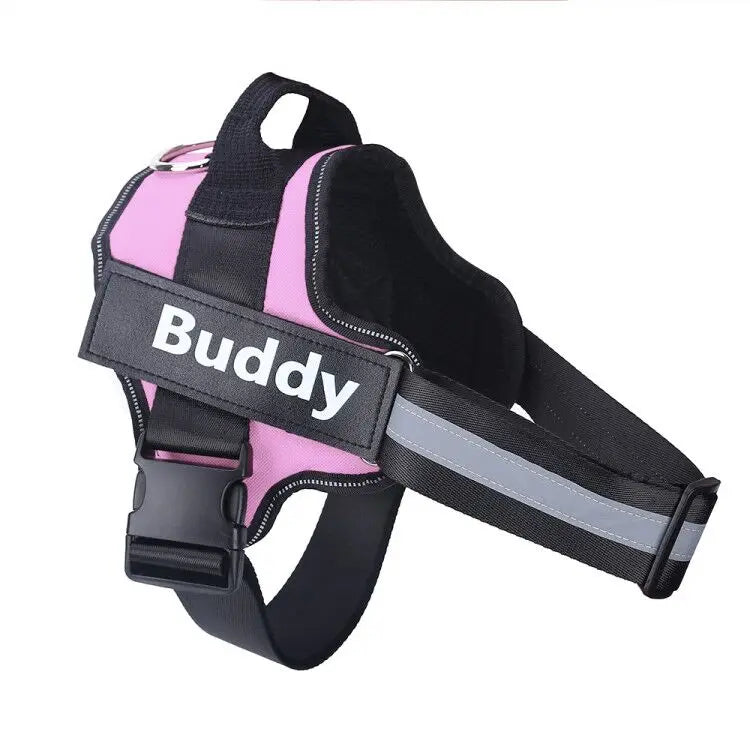 Personalized Reflective No Pull Dog Harness for Outdoor Walks