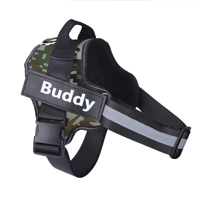 Personalized Reflective No Pull Dog Harness for Outdoor Walks