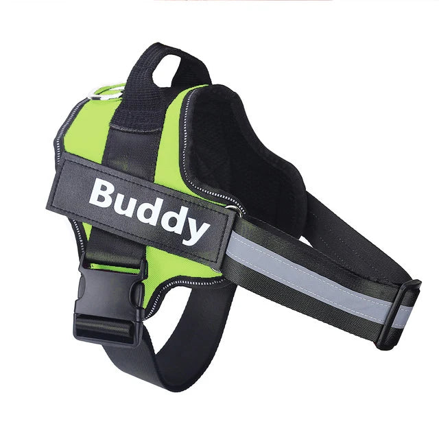 Personalized Reflective No Pull Dog Harness for Outdoor Walks