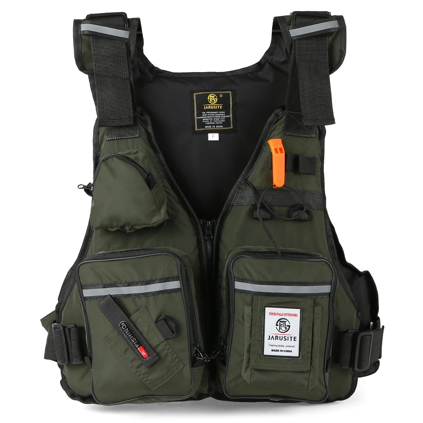 Men Professional Life Jacket Buoyancy Vest Waterproof