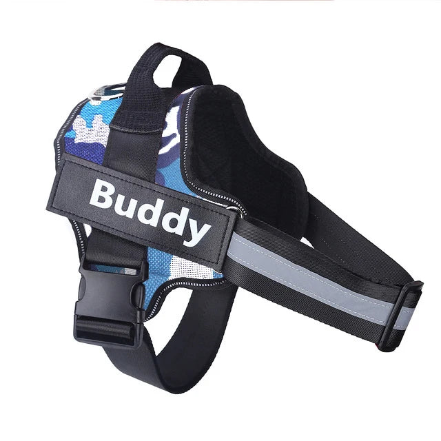 Personalized Reflective No Pull Dog Harness for Outdoor Walks