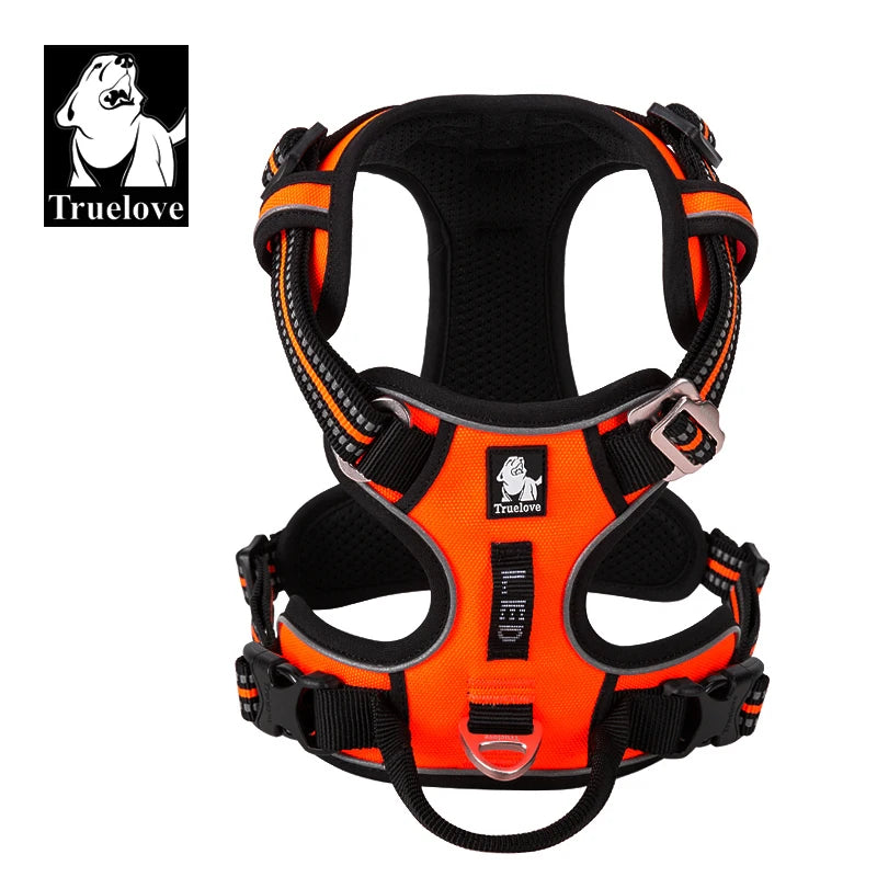 Reflective No Pull Dog Harness Adjustable Nylon Vest