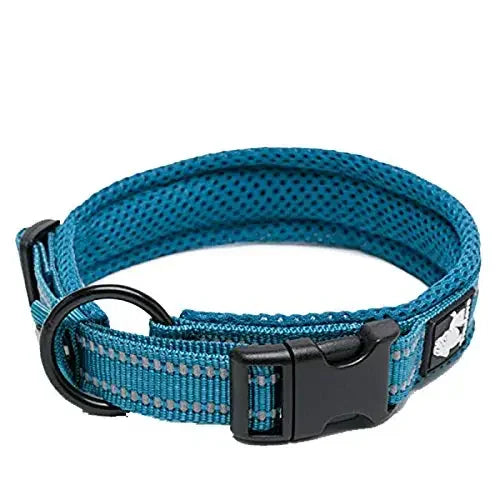 Truelove Adjustable Nylon Dog Collar Reflective Soft Padded