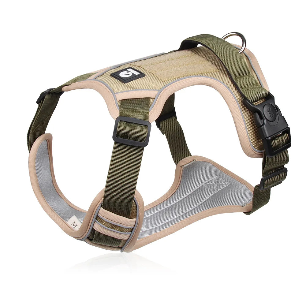 Reflective Dog Harness 1680D Waterproof Oxford Vest Large