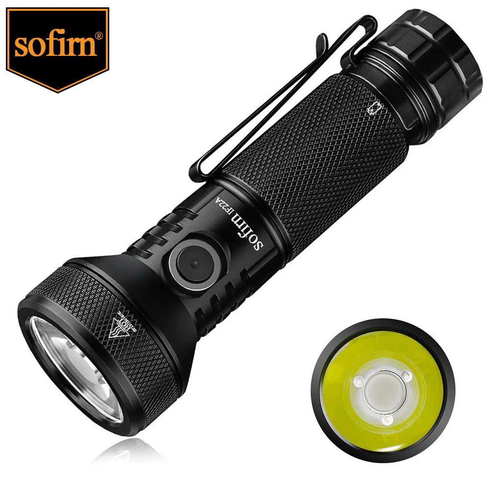 Sofirn IF22A 2100 Lumen Rechargeable LED Flashlight Torch