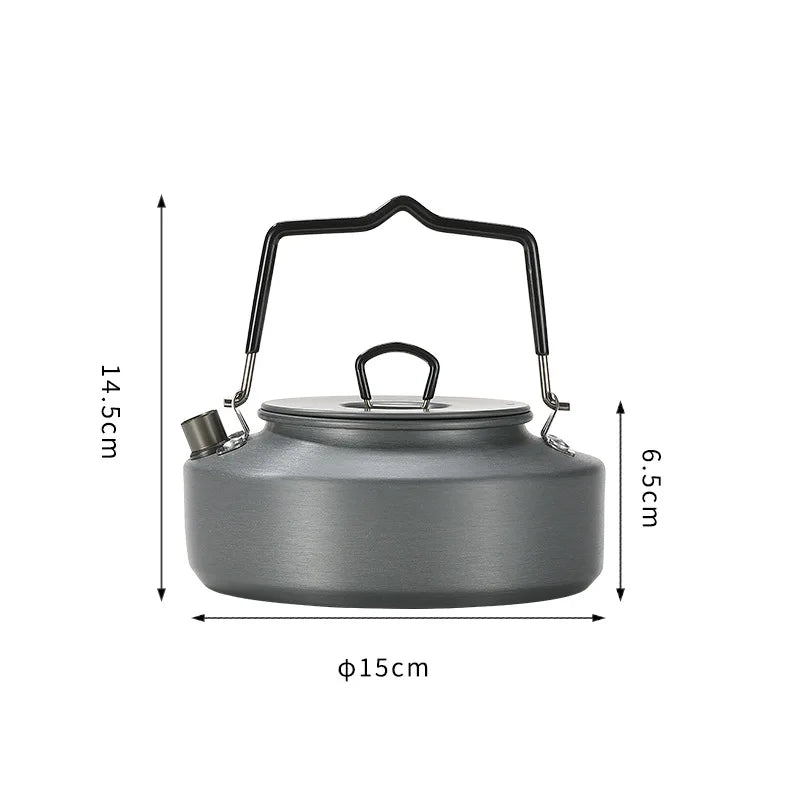 Campingmoon Outdoor Kettle Multi Use Alloy 0.8L 1L 1.5L