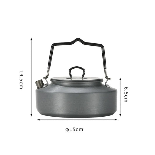 Campingmoon Outdoor Kettle Multi Use Alloy 0.8L 1L 1.5L