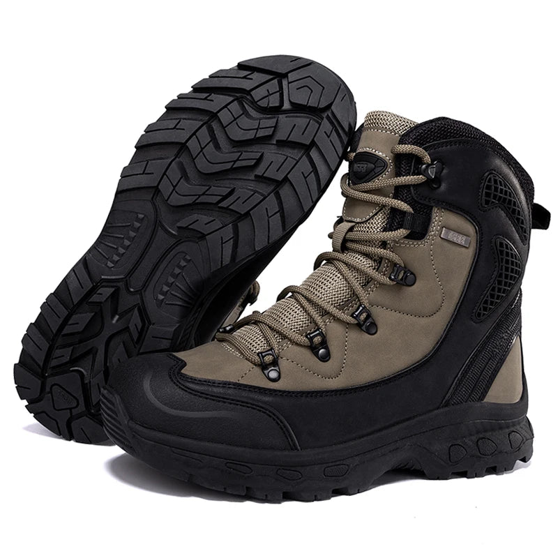 Men's Waterproof Mountain Climbing Boots for Outdoor Adventures