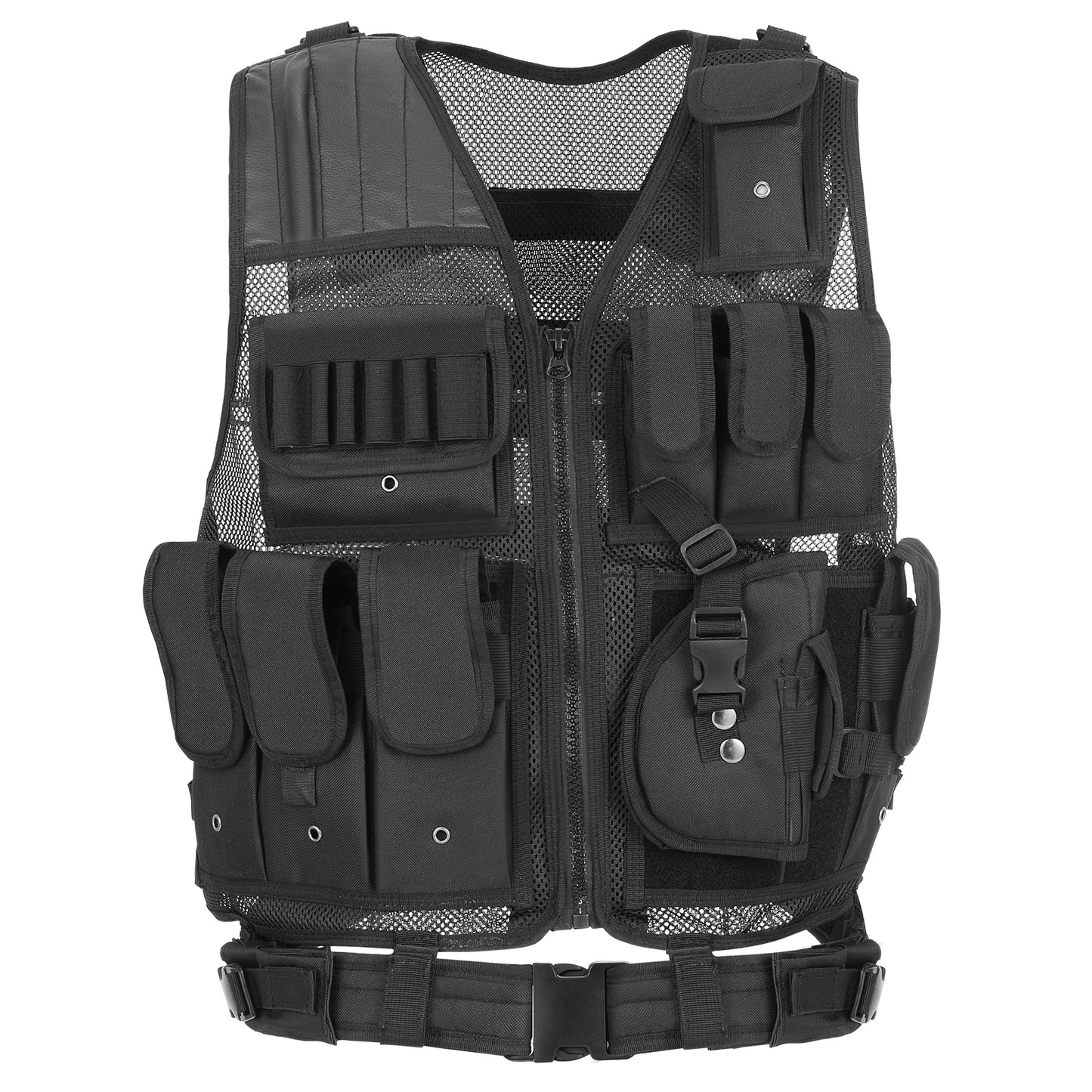 TOMSHOO Tactical Multi-Pocket Combat Vest for Outdoor Activities