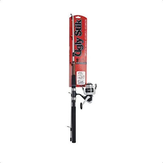 Ugly Stik Complete Spincast Reel and Fishing Rod Kit 1-6lb