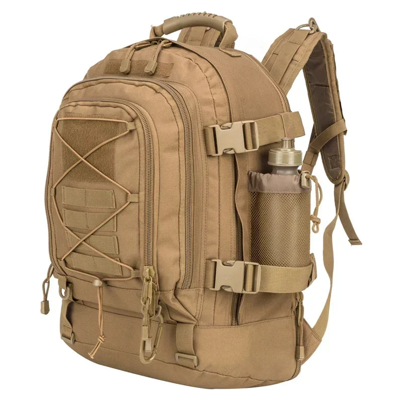 LQARMY 60L Military Tactical Backpack MOLLE Assault Rucksack