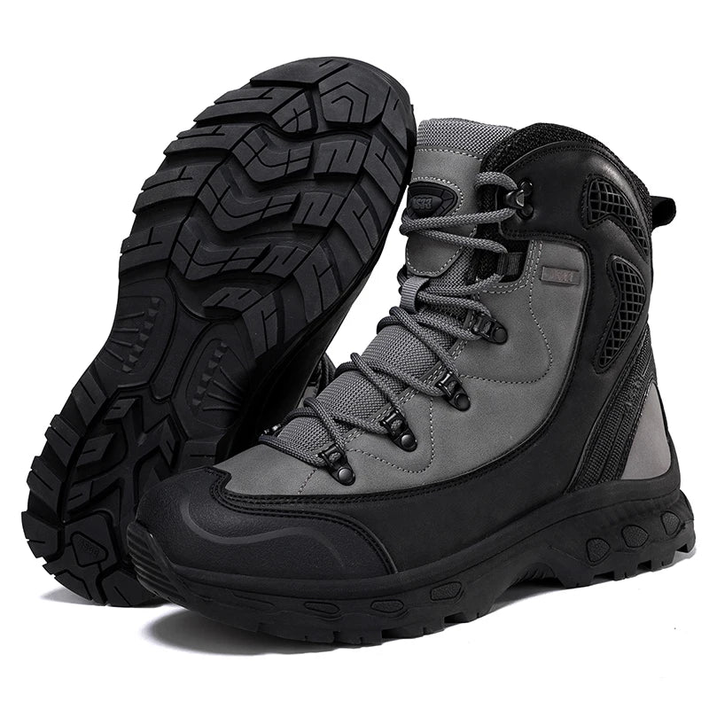 Men's Waterproof Mountain Climbing Boots for Outdoor Adventures