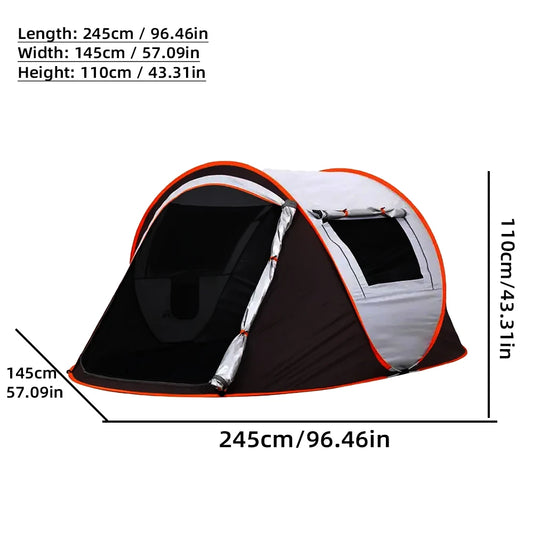 Pop Up Camping Tent 5 To 8 Person Waterproof Outdoor Tent