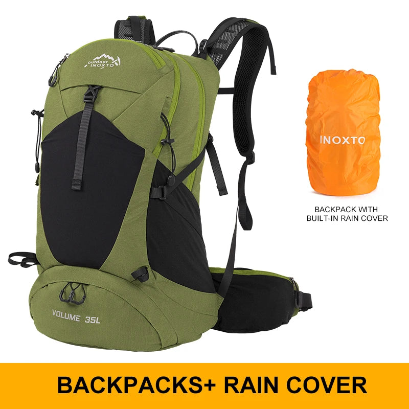 Unisex 35L Mountaineering Backpack Waterproof Hiking Bag