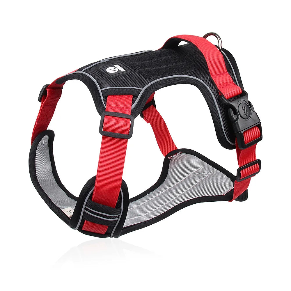 Reflective Dog Harness 1680D Waterproof Oxford Vest Large