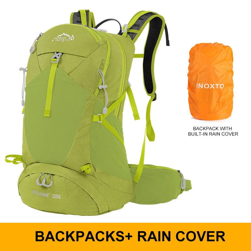 Unisex 35L Mountaineering Backpack Waterproof Hiking Bag