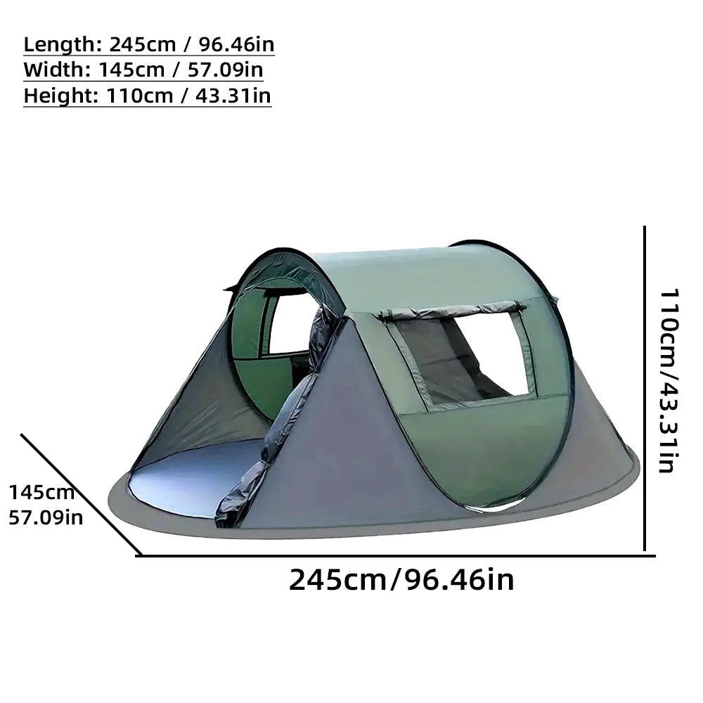 Pop Up Camping Tent 5 To 8 Person Waterproof Outdoor Tent