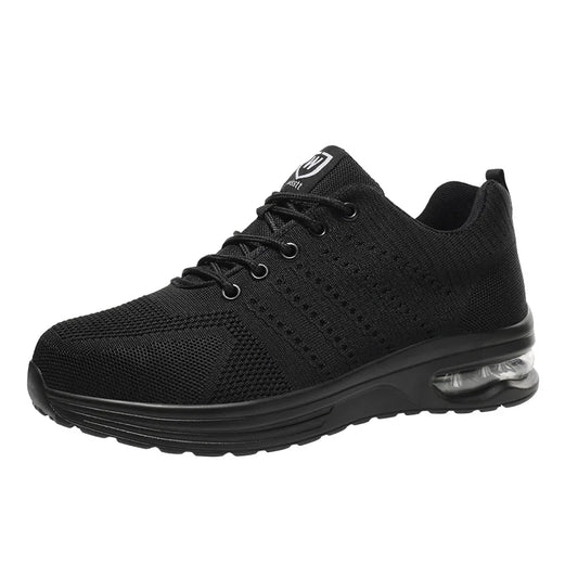 Mens Mesh Steel Toe Work Shoes Breathable Puncture Proof