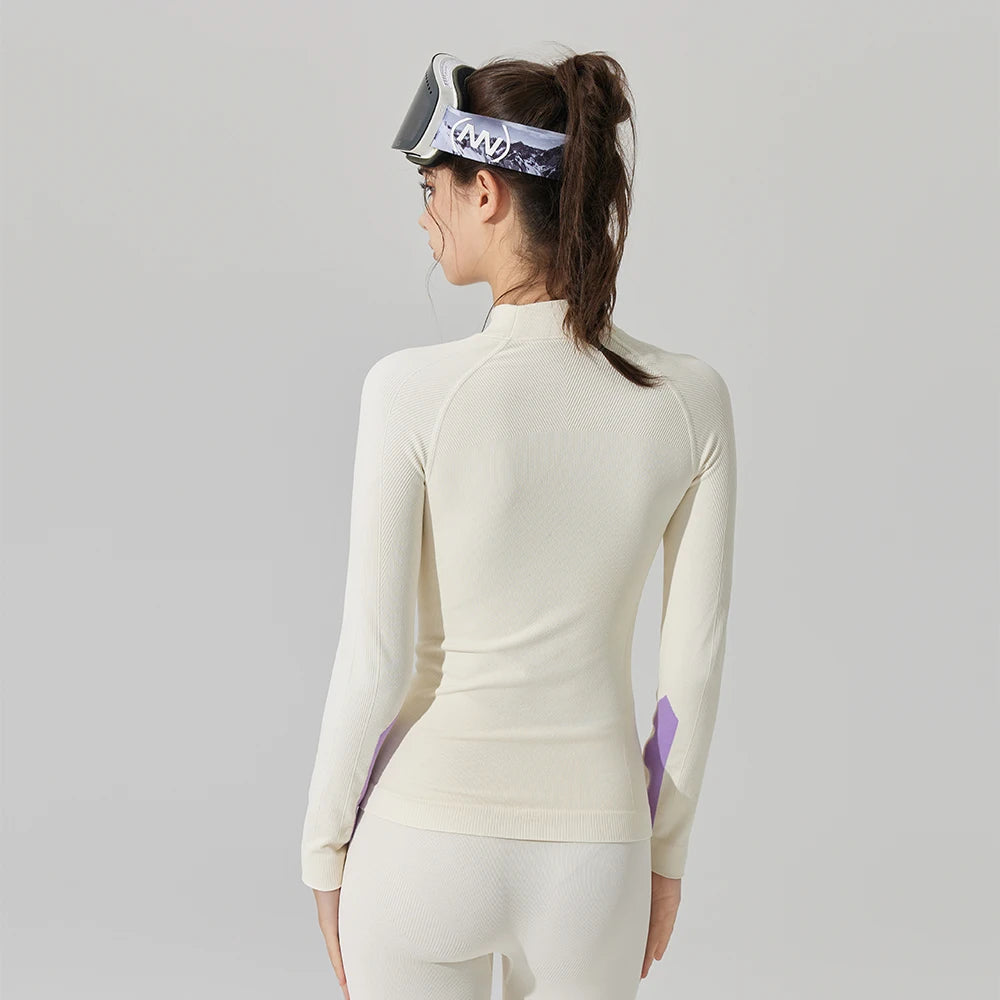 OhSunny Thermal Ski Underwear Women Base Layer Set