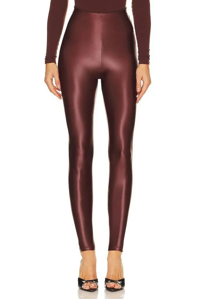 Commando Matte Metallic Legging In Copper