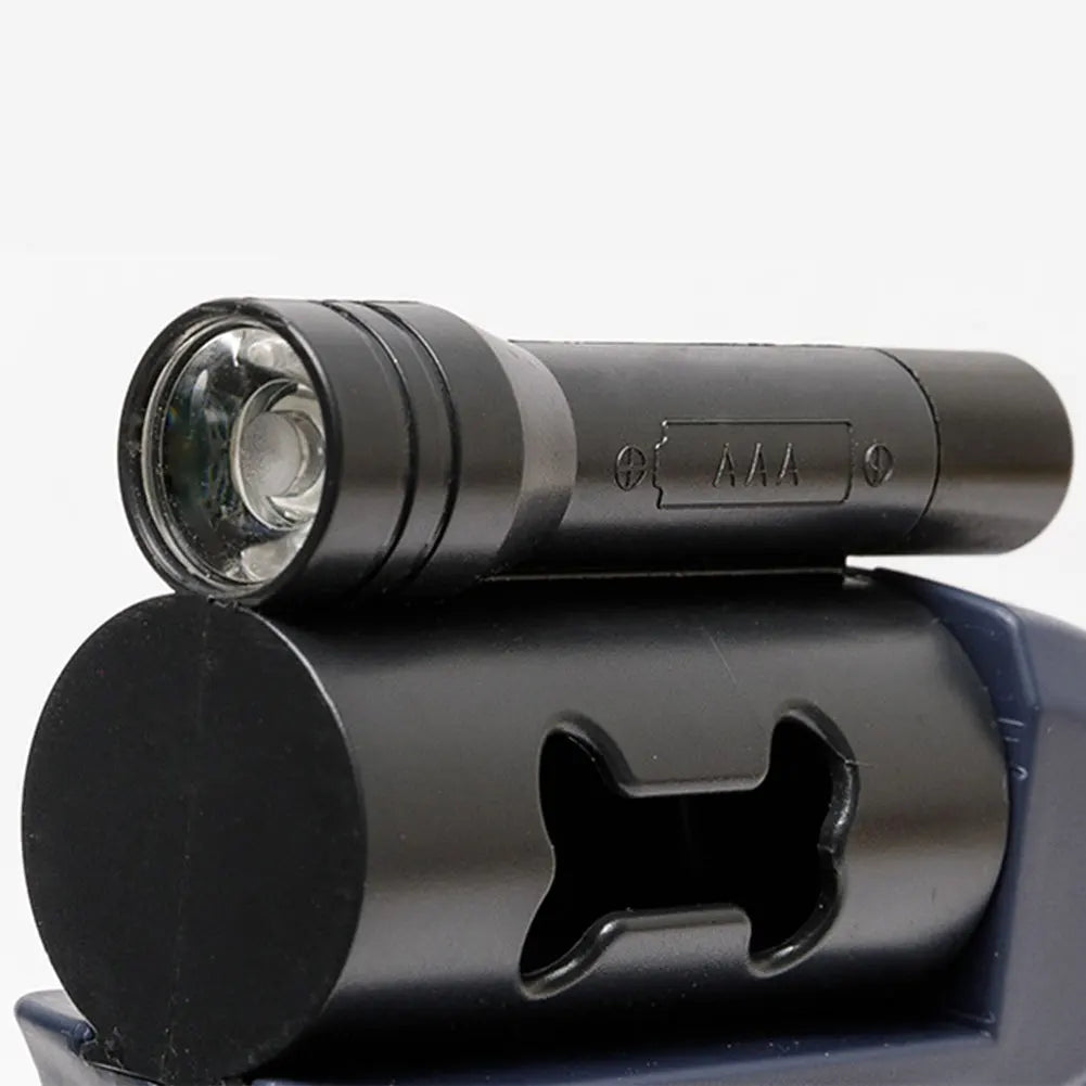 Double Headed Dog Leash With 360 Degree Swivel LED Light