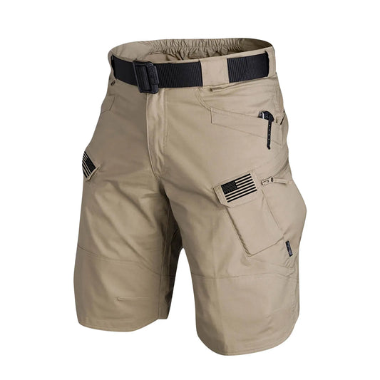 NoEnName_Null Men's Waterproof Cargo Tactical Shorts Summer Outdoor