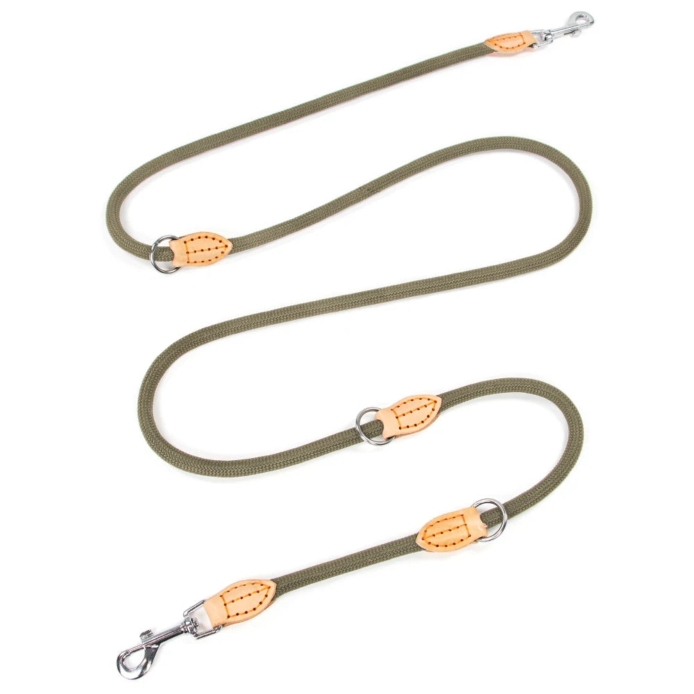 New Generation Two Dog Leash Adjustable Hands Free 2.1M
