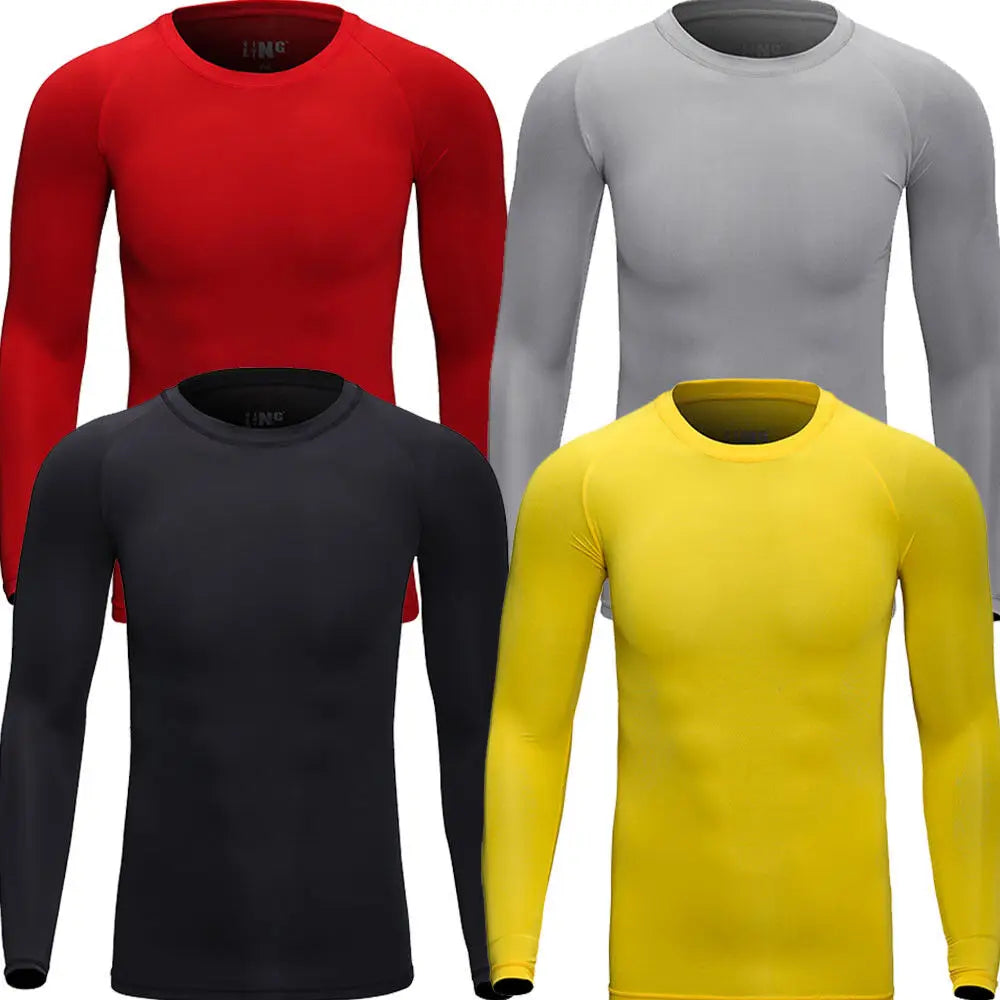 NoEnName Null Men Long Sleeve Compression T-Shirt