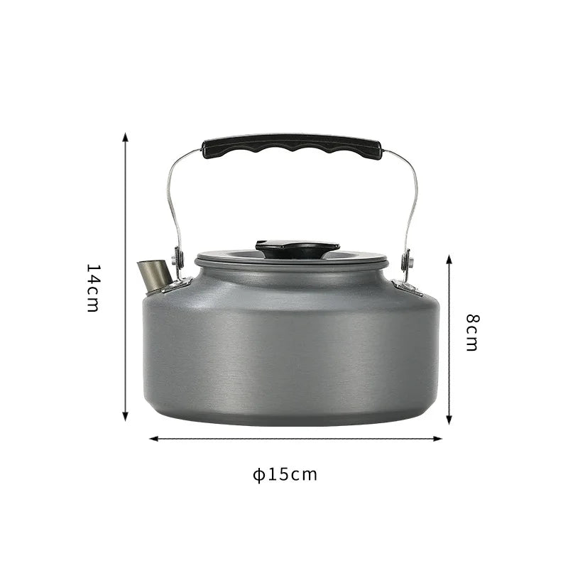 Campingmoon Outdoor Kettle Multi Use Alloy 0.8L 1L 1.5L