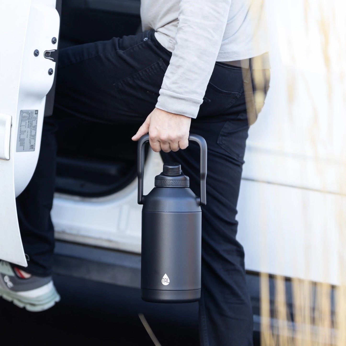 TAL Stainless Steel Ranger Water Bottle 80 fl oz Black