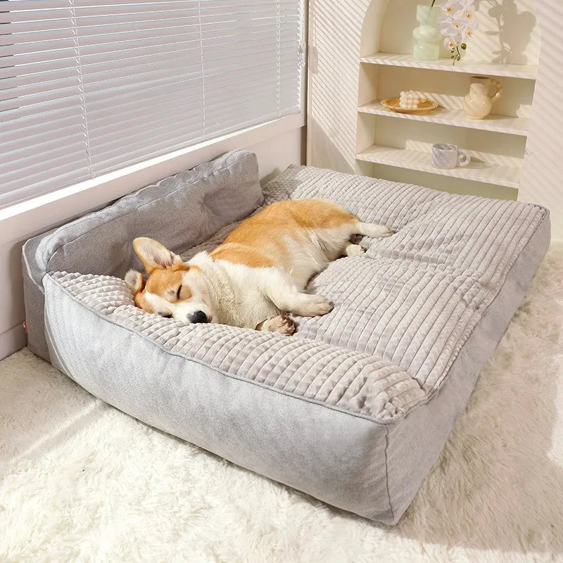 Extra Large Winter Dog Bed Deep Sleep Cushion For Big Dogs