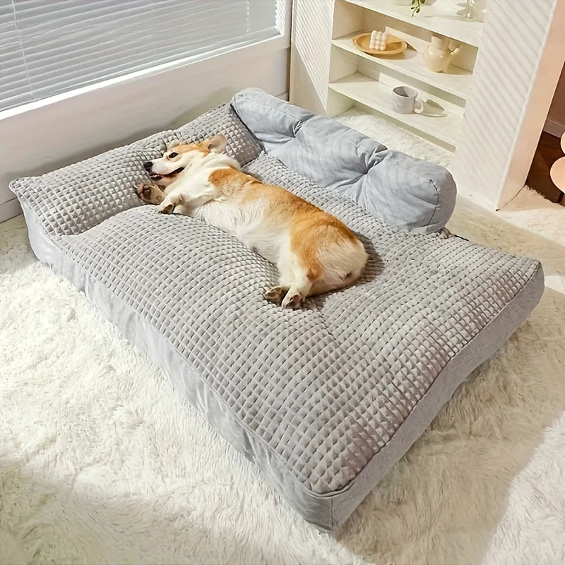 Extra Large Winter Dog Bed Deep Sleep Cushion For Big Dogs