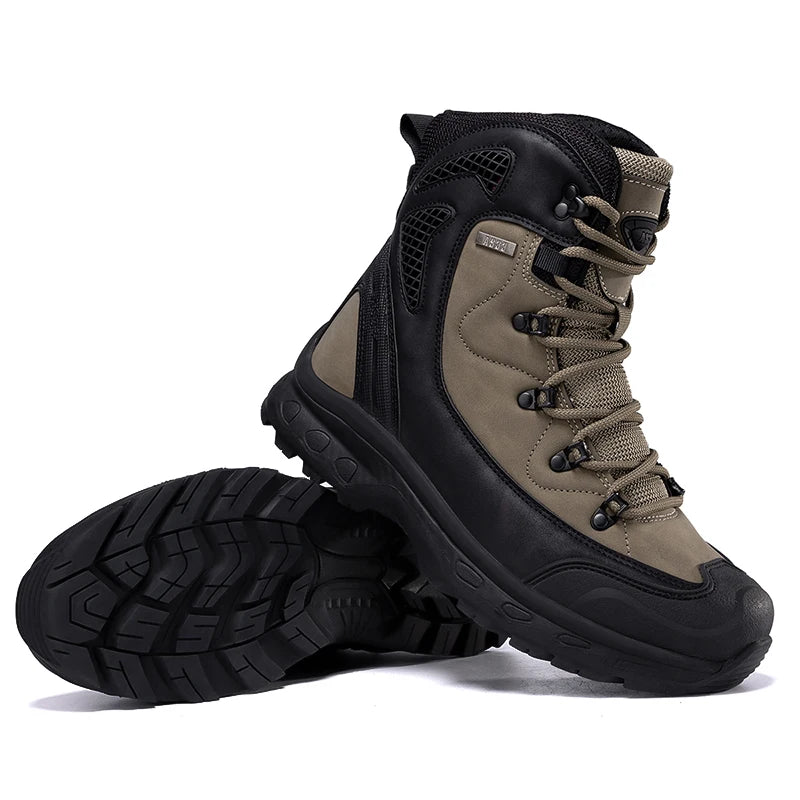 Men's Waterproof Mountain Climbing Boots for Outdoor Adventures