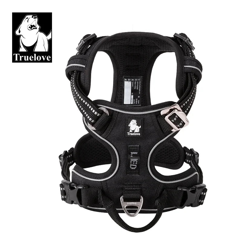 Reflective No Pull Dog Harness Adjustable Nylon Vest