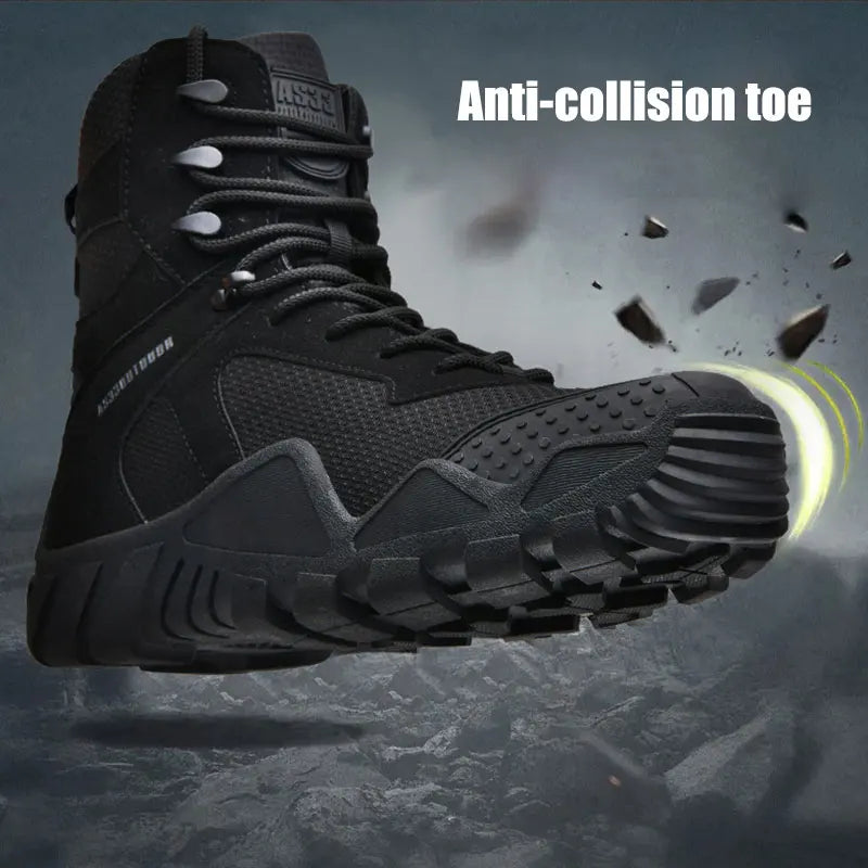 CHRLCK Waterproof Hiking Boots Camouflage Tactical Shoes