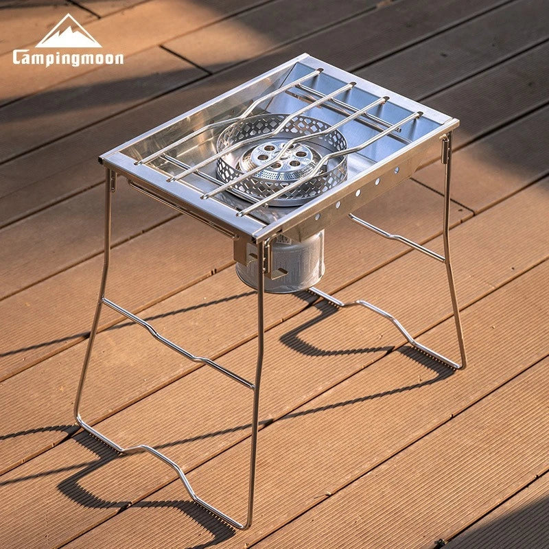 CampingMoon CK25PG Stainless Steel Korean Furnace Plate