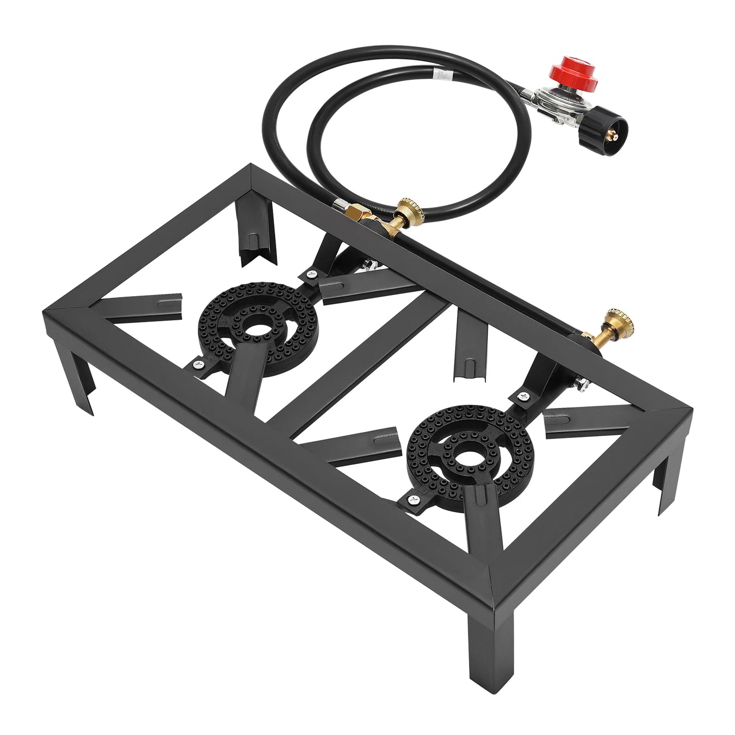NoEnName Null Portable Double Burner Gas Stove Cooker